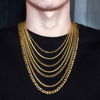 Chaîne en corde de 3 mm 4 mm 5 mm, chaîne Franco, bijoux pour hommes et femmes, or 18 carats, argent, acier inoxydable, chaîne cubaine Miami personnalisée, collier