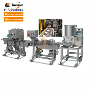 Xinlongjia เครื่องทำเบอร์เกอร์อุตสาหกรรม6ชิ้นเครื่องทำไส้เนื้อแช่แข็ง - Product Image 1