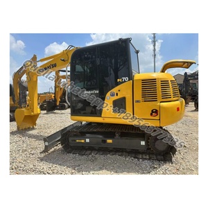 Japan komatsu Second Hand Komatsu PC70 <b>PC</b> 70-8 Hydraulic <b>Mini</b> Digger Used Excavator for Sale Multi Function - Product Image 1