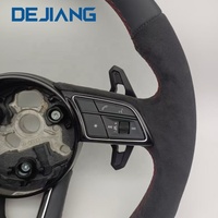 Volant de voiture de style sportif pour Audi A3 A4 A5 A6 A7 S3 S4 S5 S6 S7 Q5 Q7 Q8 A1 S7 Q3, volant en cuir personnalisé