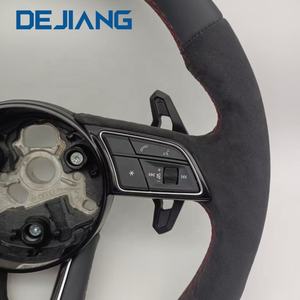 <span class=keywords><strong>Volante</strong></span> Deportivo para Automóvil para <span class=keywords><strong>Audi</strong></span> A3 <span class=keywords><strong>A4</strong></span> A5 A6 A7 S3 S4 S5 S6 S7 Q5 Q7 Q8 A1 S7 Q3, <span class=keywords><strong>Volante</strong></span> de Cuero Personalizado - Product Image 4