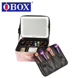 Trousse de Maquillage OBOX avec Tiroirs en Tissu Oxford Noir – Organisateur Cosmétique pour Usage Quotidien – Collection Printemps 2025 - Product Image 2