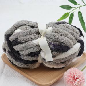 200g <span class=keywords><strong>Coton</strong></span> Crochet Bas quantité minimale de commande Fantaisie 29 Pull À Tricoter Chenille Fil Ventes Directes D'usine Bernat Gros Gros Fil Chunky - Product Image 6