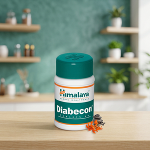 Tabletas de Bienestar con Extracto Herbal Diabecon del Himalaya, Hechas con Ingredientes Naturales a Base de Plantas en Tabletas Fáciles de Consumir para la Diabetes - Product Image 1