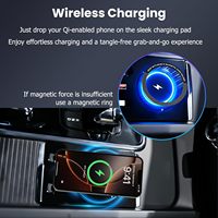 Hub USB Volvo XC60/XC90/S90/V90/S60/V60, station d'accueil pour console centrale avec charge rapide, câbles rétractables doubles, chargeur de voiture