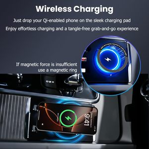 Hub USB Volvo XC60/XC90/S90/V90/S60/V60, station d'accueil pour console centrale <span class=keywords><strong>avec</strong></span> charge rapide, câbles rétractables doubles, chargeur de voiture - Product Image 5