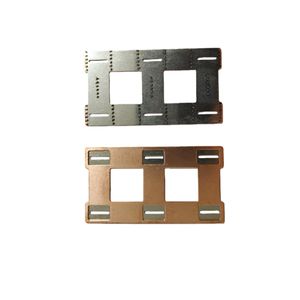 Barre omnibus en cuivre nickelé, bande de connexion de batterie personnalisée pour 18650 21700 32650 33140, motif 2x3 pour la fabrication de packs Li-ion - Product Image 1