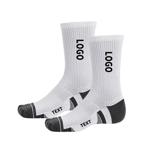 Créez votre propre conception <span class=keywords><strong>Chaussettes</strong></span> de sport de basket-ball blanches avec logo personnalisé <span class=keywords><strong>Chaussettes</strong></span> athlétiques en coton de haute qualité - Product Image 4