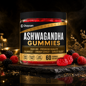 Suplemento de Ashwagandha OEM con Sabor a Bayas Mixtas, Vitamina D3, Gomitas de Ashwagandha en Caja, Dulces de Goma Preenvasados - Product Image 1