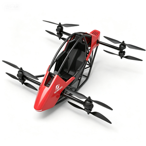 Nouveau drone à aile rotative de 2,5 m de portée, corps en fibre de carbone rouge, alimenté par batterie, léger, décollage et atterrissage verticaux, caméra 4K simple - Product Image 3