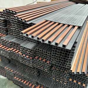 Decoratieve Wpc Wandpanelen Plafond Lamellen Wpc Gecanneleerd Paneel Lamellen Hout <span class=keywords><strong>Pvc</strong></span> Wpc Wandpanelen Voor Interieur - Product Image 5