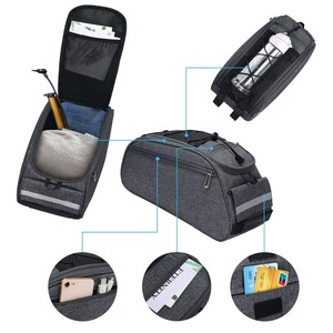 Bolsa Profesional para Manillar de Ciclismo, 2L, Impermeable, Camuflaje, Correa Desmontable, para Uso en Exteriores, Bolsa para Bicicleta, Bolsa Debajo del Tubo - Product Image 5
