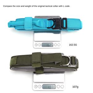 <span class=keywords><strong>Collar</strong></span> de entrenamiento táctico ligero para perros, pelo antirotura y despegado, patrón sólido acolchado de nailon, <span class=keywords><strong>Collar</strong></span> para mascotas transfronterizo - Product Image 4