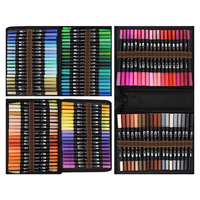 168 couleurs pointe pinceau marqueurs à alcool écologiques croquis marqueurs art marqueur stylo pour peinture coloriage dessin