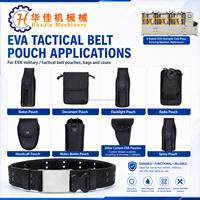 Machine de formage à froid hydraulique EVA personnalisée à 4 stations pour les pochettes, sacs et étuis de ceinture tactiques