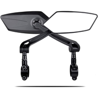 Kaca spion sepeda gunung ABS, peralatan bersepeda murah kaca spion samping sepeda gunung