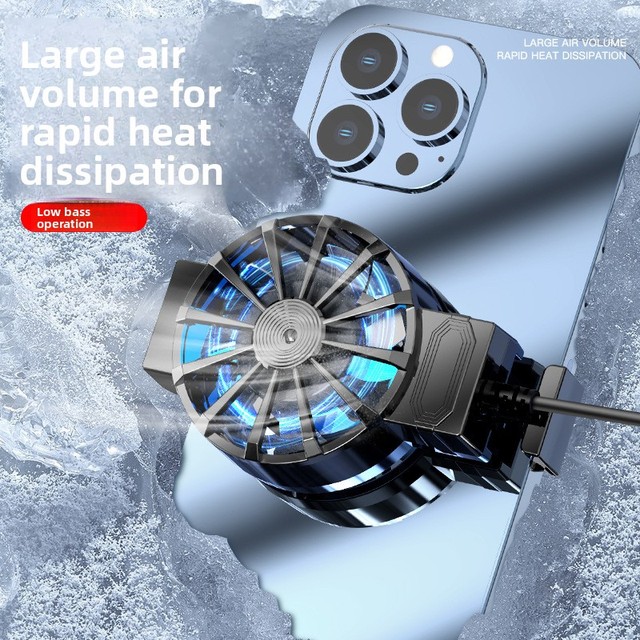 2026 New SHSY-X16 Ice-sealed Magnetic Ultra-quiet ABS Alloy Mobile Phone Radiator Semiconductor Refrigeration Cooling