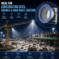 Luz LED de Alta Potencia para Estadios de 450W, 900W, 1350W, IP65 Impermeable, Proyector para Exteriores con Controlador Aislado
