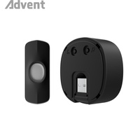 Sonnette sans fil avec émetteur à piles, sonnette de porte étanche, kit de sonnette de porte intelligente sans fil