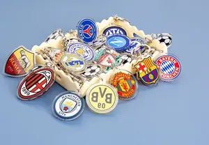 พวงกุญแจทีมฟุตบอล สโมสรฟุตบอล จี้อะคริลิค ของที่ระลึก ลูกฟุตบอล เสื้อฟุตบอลดาวเสื้อยืด พวงกุญแจกีฬา ของขวัญเล็ก