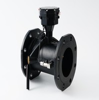 Meter Air Ultrasonik Pintar Nb-IoT DN150 dari Besi Cor Daktile Tahan Lama, Meter Aliran Irigasi Industri Cerdas Saluran Tunggal