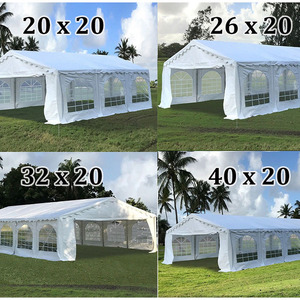 Tente de réception sur mesure en <span class=keywords><strong>PVC</strong></span> robuste enduit UV50+, chapiteau de mariage extérieur, auvent, fenêtres d'église, grand gazebo de luxe pour événements - Product Image 2