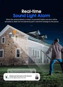 The New Arrival 4MP <strong>Double</strong> Lens 4G AOV 24 Hours Recording Color Night Vision Solar Wireless Battery Outdoor Cctv <strong>Ip</strong> Ptz <strong>Camera</strong> - Product Image 2