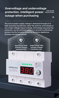 AC 380V cuivre 50Hz LED triphasé dispositif de Protection contre les chocs électriques nominal immersion eau sûr stabilisateurs choc électrique