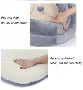 Custom Pet <b>Bed</b> Luxury House Durable Washable Tent Nest For Indoor Cats And Dogs Cave <b>Bed</b> Wholesales Plush Half-Wrapped Pet <b>Bed</b> - Product Image 4