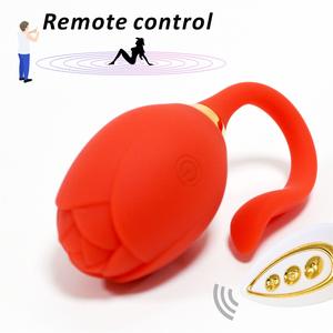 بيع بالجملة تصنيع المعدات الأصلي لعبة شرجية تحكم في التطبيق مزدوج في الشرج لعبة جنسية روز لعبة التوصيل الشرجي المحفز الجنسي للنساء - Product Image 2