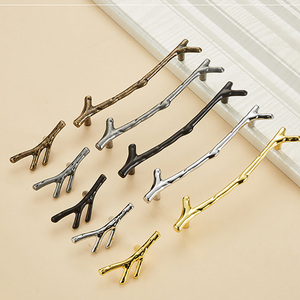 Sáng Tạo Bền Chi Nhánh Tủ Xử Lý Knobs Kẽm Hợp Kim Ngăn Kéo Cửa Tủ Đồ Nội Thất Nhà Bếp Phần Cứng Thân Cây Xử Lý Kéo - Product Image 3