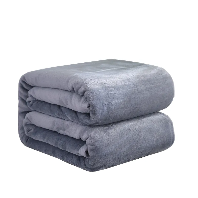 부드럽고 퍼지 캐시미어 따뜻한 침대 담요 침대 소파 용 슈퍼 소프트 따뜻한 양털 산호 봉제 담요