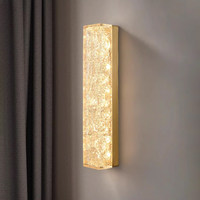 Lampu Dinding LED Mewah Desain Modern Stainless Steel Tahan Air untuk Ruang Tamu Kamar Tidur Tangga Balkon Kamar Mandi Penggunaan Luar Ruangan