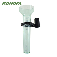 Jauge de pluie en plastique pour jardin extérieur, jauge de pluie conique transparente, tasse de mesure de pluie, jauge de pluie numérique