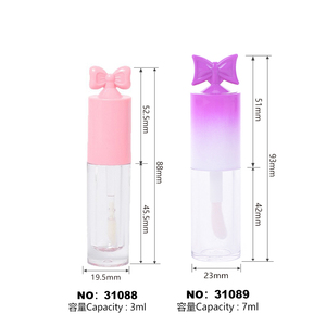 El nuevo tubo de brillo de labios en forma de arco es lindo. Tubo de brillo labial de 3ml con logotipo personalizado - Product Image 3