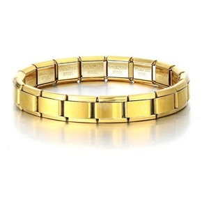 Stainless Steel Elastic Bracelet Geometric Modular Unisex Jewelry Gift Fashion Cuff Bracelets - Product Image 3