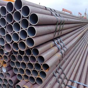 Tubo de hierro ERW Tubo de acero soldado de 6 metros Tubo de acero de carbono negro Erw redondo - Product Image 3