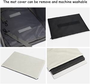 <span class=keywords><strong>Chariot</strong></span> de voyage pour animaux de compagnie, roue amovible, approuvé par la compagnie aérienne, sac à dos pour petits chiens, chats, chiots - Product Image 3