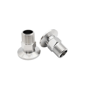 Raccord hexagonal mâle Conan Kf sous vide en acier inoxydable 304, avec 16 colliers de serrage, 25 joints toriques en fluororubber, 40 filetages externes, 5 - Product Image 3