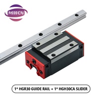 Bloc coulissant de remplacement HIWIN HGR HGH HGW EGH EGR 15/20/25/30/35 pour machine CNC, rail de guidage linéaire de fraisage 100-6000mm