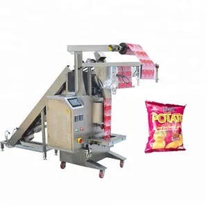 Fully automatic weighing granule powder packaging machine dog food seed hardware screw rice dispensing machine