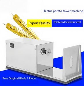 Machine à snacks électrique automatique commerciale, machine à couper les chips de pommes de terre torsadées, coupe-pommes de terre en spirale - Product Image 3