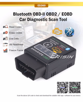 Envío gratuito desde la UE, escáner OBDII Bluetooth súper mini Erisin ES360-1 con caja original