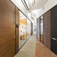 Cloison de séparation en verre pour bureau sur mesure, simple/double vitrage, isolation acoustique, cloison modulaire, installation rapide