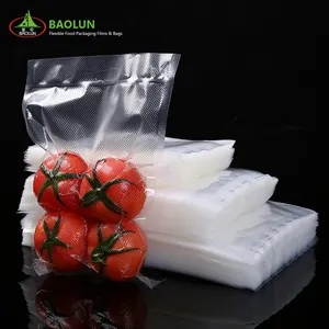 食品真空バッグ透明プラスチック真空食品シーラーバッグロール冷凍食品保存用