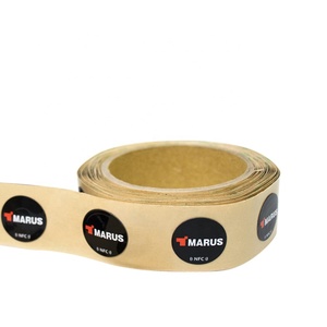 RFID 13.56Mhz NFC Tag Tráng Giấy 213 <span class=keywords><strong>Chip</strong></span> Kiểm Soát Truy Cập Thẻ Có Thể In Ntag213 Nhãn Dán Nhãn HF Chống Kim Loại NFC Nhãn Dán - Product Image 2