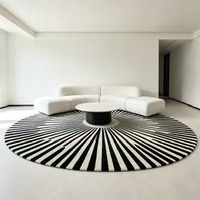 Tapis moderne écologique en polyester, sur mesure, doux et moelleux, pour salon, hôtel, appartement