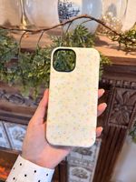 Coque de téléphone 2-en-1 IMD à motif animal jaune estival pour 15 Plus/16/17 Pro, transfert magnétique à chaleur, couverture intégrale