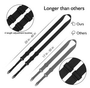 Correa Táctica de Camuflaje GB50 en Negro, Caqui y Verde con Gancho Metálico y Longitud Ajustable - Product Image 5