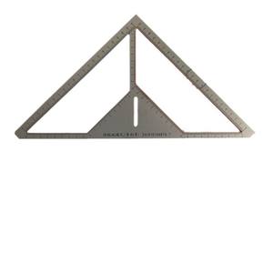 Règle multifonctionnelle pour drain de sol <span class=keywords><strong>Carreleur</strong></span> Nouvel outil Règle triangulaire en acier inoxydable - Product Image 5